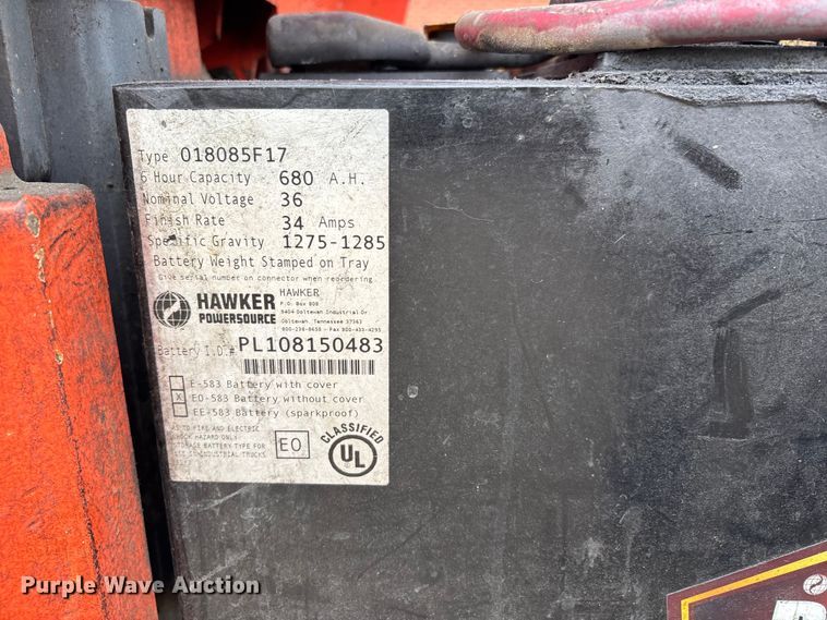 image for item EJ7702 Toyota 7FBCU18 forklift