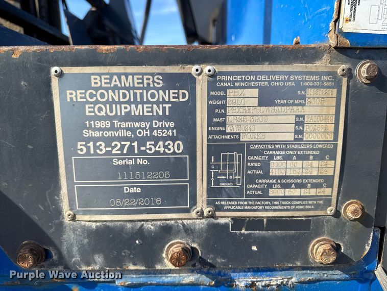 image for item EM2484 2005 Princeton PBX forklift