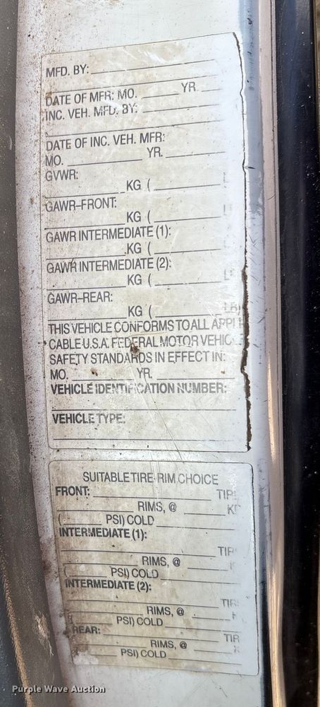 image for item EM6154 2000 Isuzu NQR vacuum truck