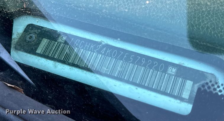 image for item EM8462 2007 Chevrolet Silverado 2500HD pickup truck