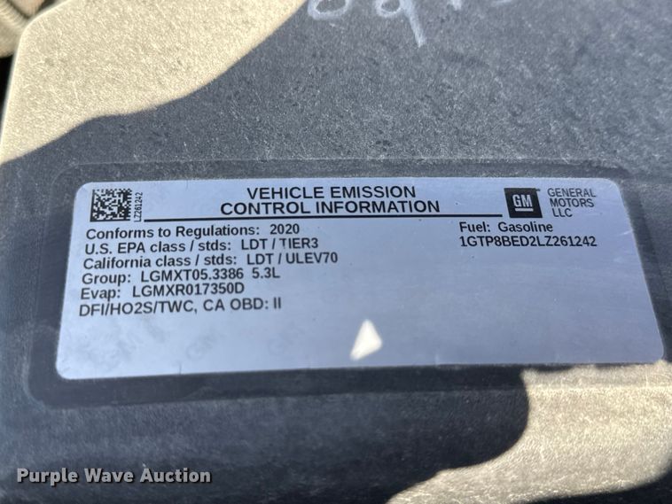 image for item EM8474 2020 GMC Sierra 1500 Crew Cab pickup truck