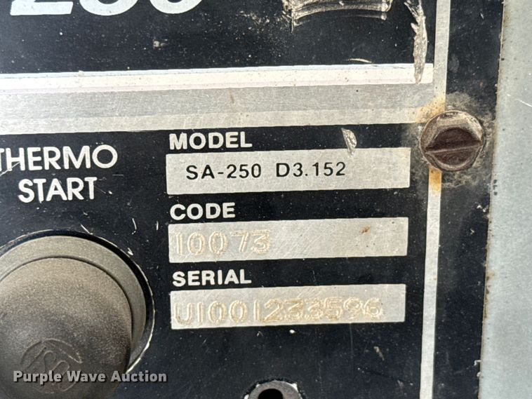 image for item EM8480 Lincoln Electric Shield-Arc SA-250 welder/generator