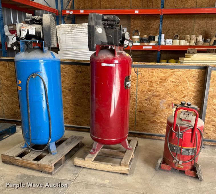 image for item EM8481 (3) air compressors