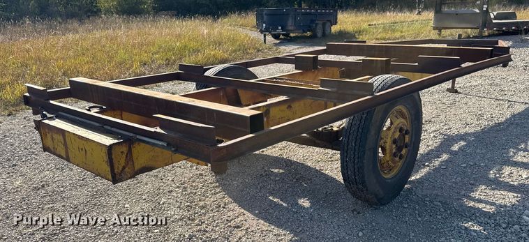 image for item EM8486 Shop built utility trailer