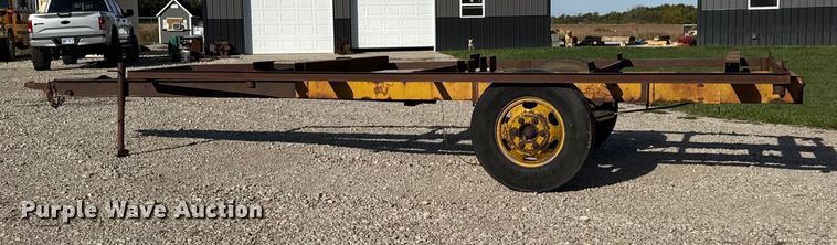 image for item EM8486 Shop built utility trailer