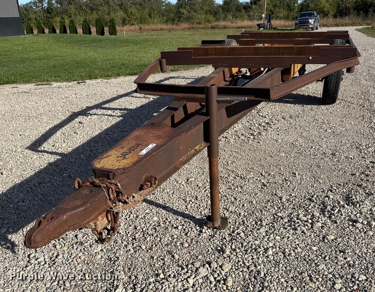 image for item EM8486 Shop built utility trailer