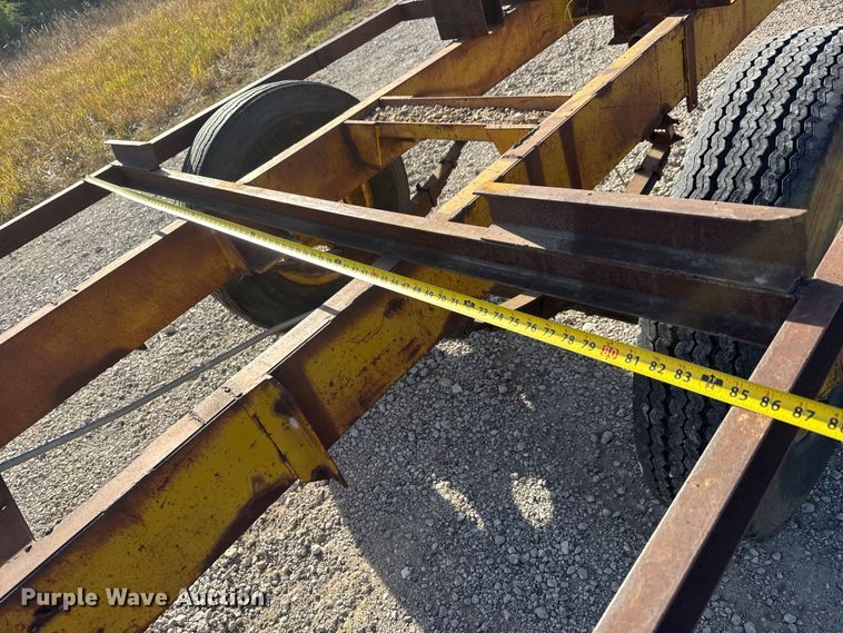 image for item EM8486 Shop built utility trailer