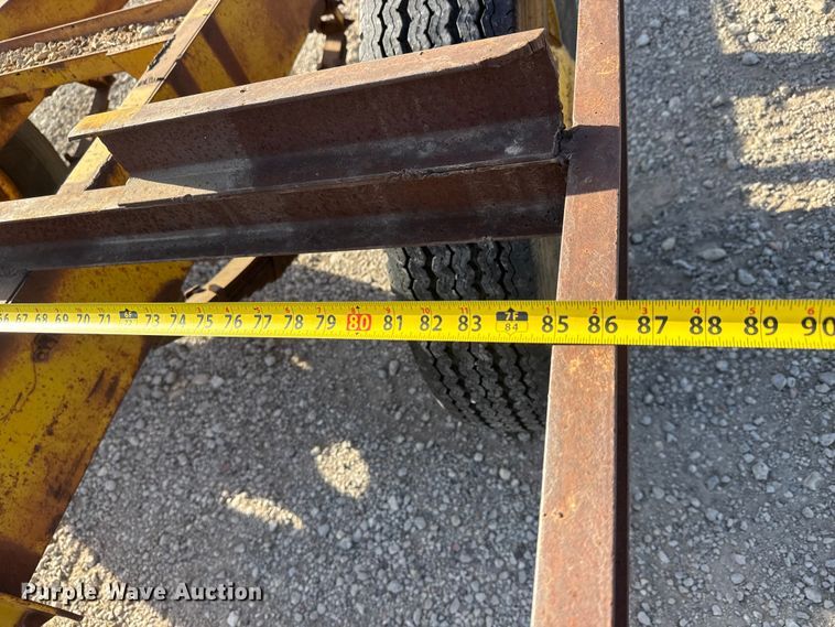 image for item EM8486 Shop built utility trailer