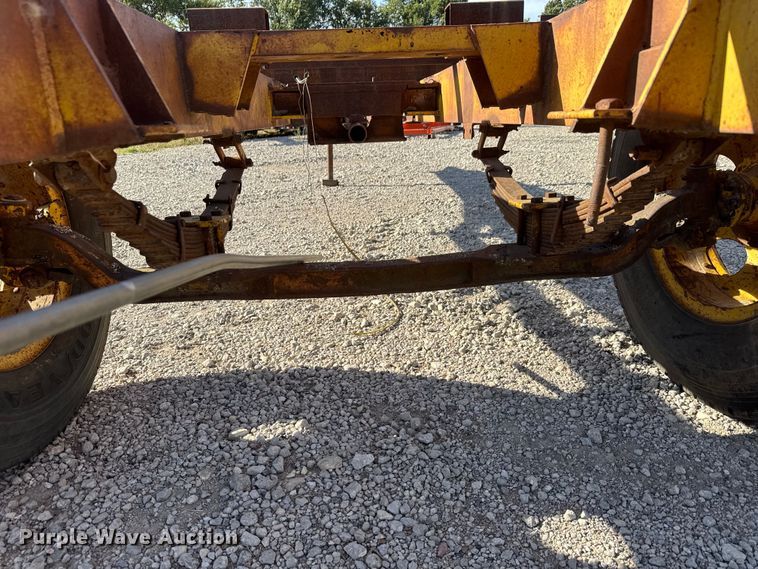 image for item EM8486 Shop built utility trailer