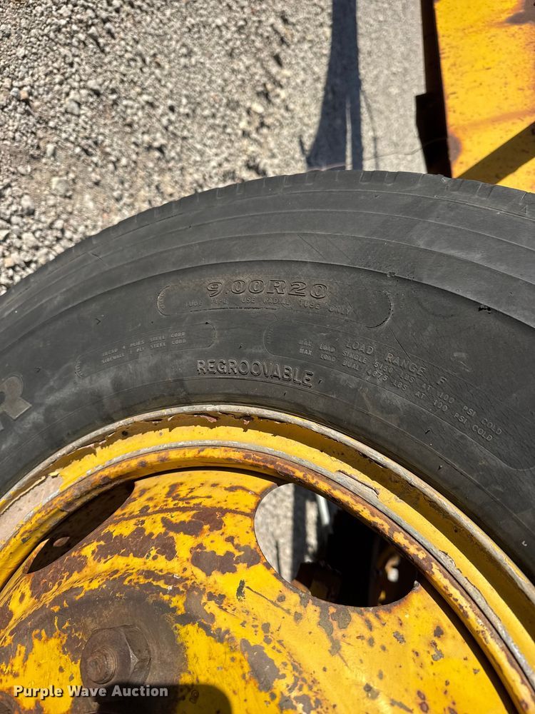 image for item EM8486 Shop built utility trailer