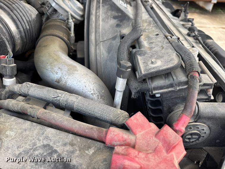 image for item EN0637 2008 Ford F450 Super Duty Crew Cab flatbed truck