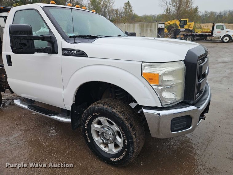 image for item EO4741 2013 Ford F350 Super Duty XL pickup truck cab and chassis