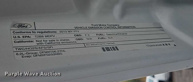 image for item EO4741 2013 Ford F350 Super Duty XL pickup truck cab and chassis