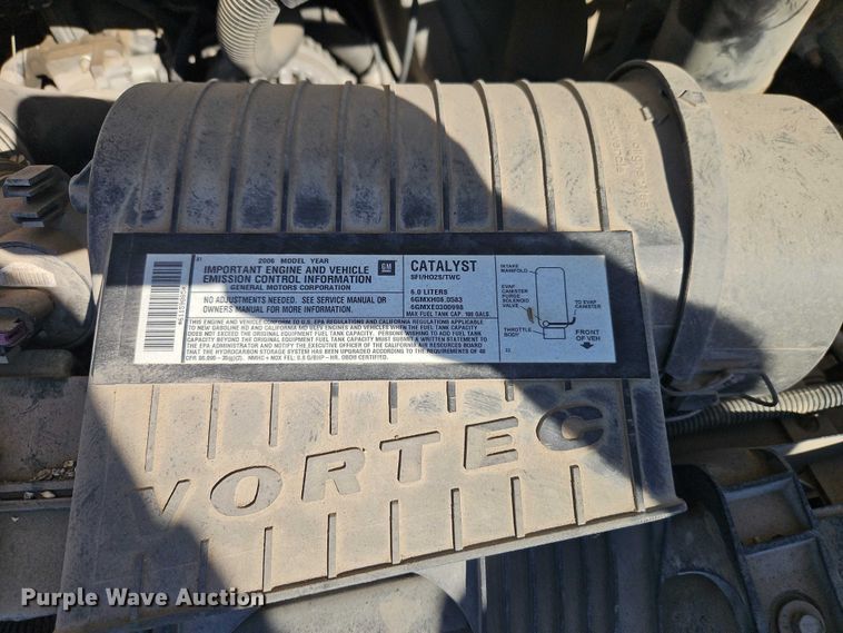 image for item EO4787 2006 Chevrolet Express G3500 box truck