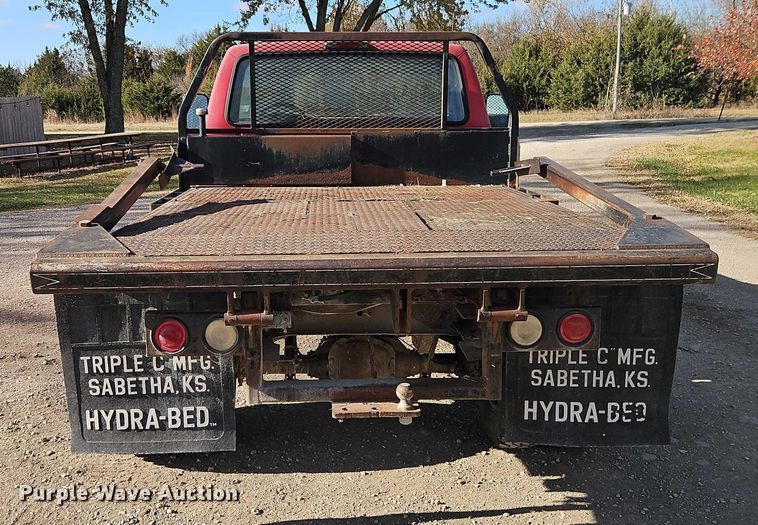 image for item EO4799 1994 Ford F350 bale bed pickup truck