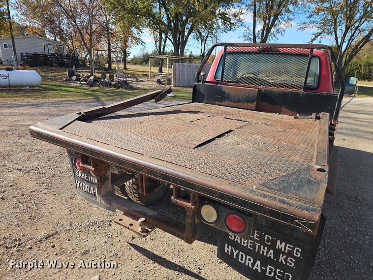 image for item EO4799 1994 Ford F350 bale bed pickup truck