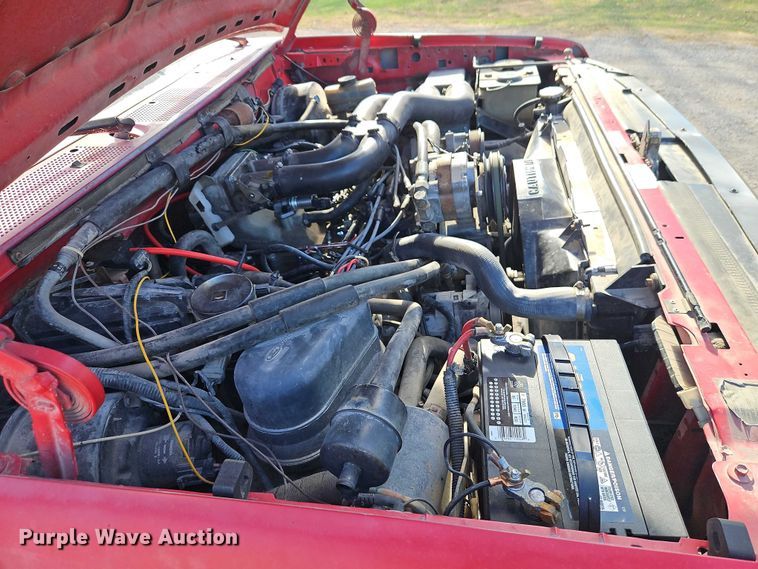 image for item EO4799 1994 Ford F350 bale bed pickup truck