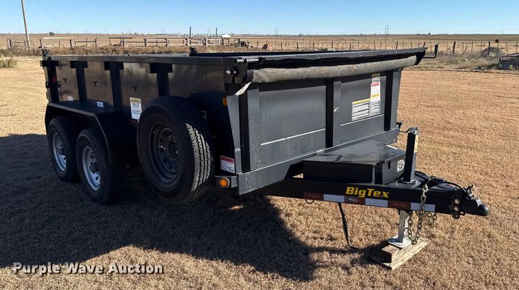 image for item EP0825 2020 Big Tex 14LX-12BK7SIRPD dump trailer