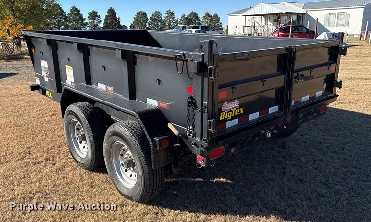 image for item EP0825 2020 Big Tex 14LX-12BK7SIRPD dump trailer