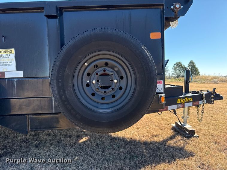 image for item EP0825 2020 Big Tex 14LX-12BK7SIRPD dump trailer