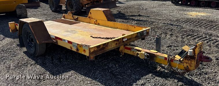 image for item ER0217 2008 Butler tilt deck utility trailer