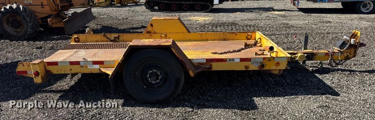image for item ER0217 2008 Butler tilt deck utility trailer