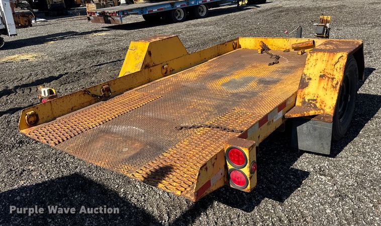 image for item ER0217 2008 Butler tilt deck utility trailer