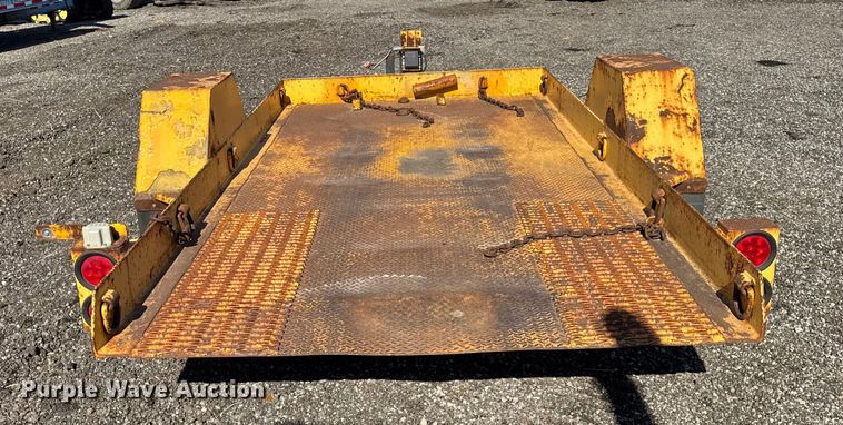 image for item ER0217 2008 Butler tilt deck utility trailer