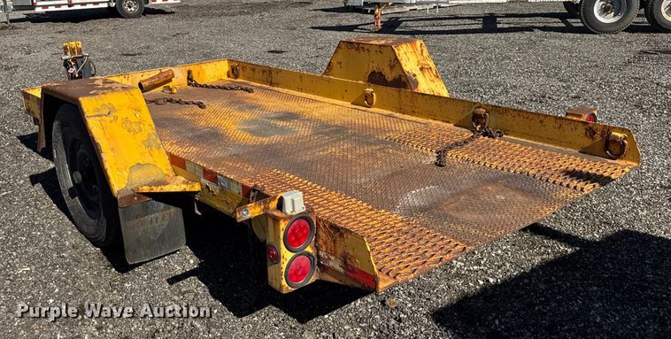 image for item ER0217 2008 Butler tilt deck utility trailer