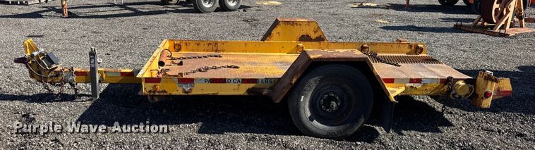 image for item ER0217 2008 Butler tilt deck utility trailer