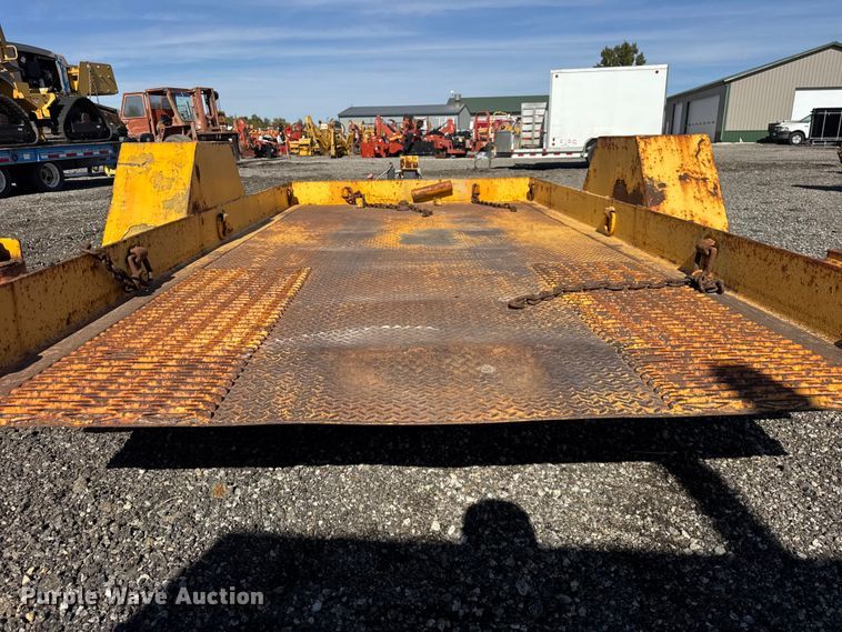 image for item ER0217 2008 Butler tilt deck utility trailer