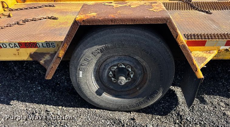 image for item ER0217 2008 Butler tilt deck utility trailer