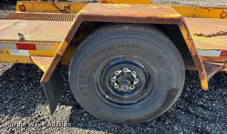 image for item ER0217 2008 Butler tilt deck utility trailer