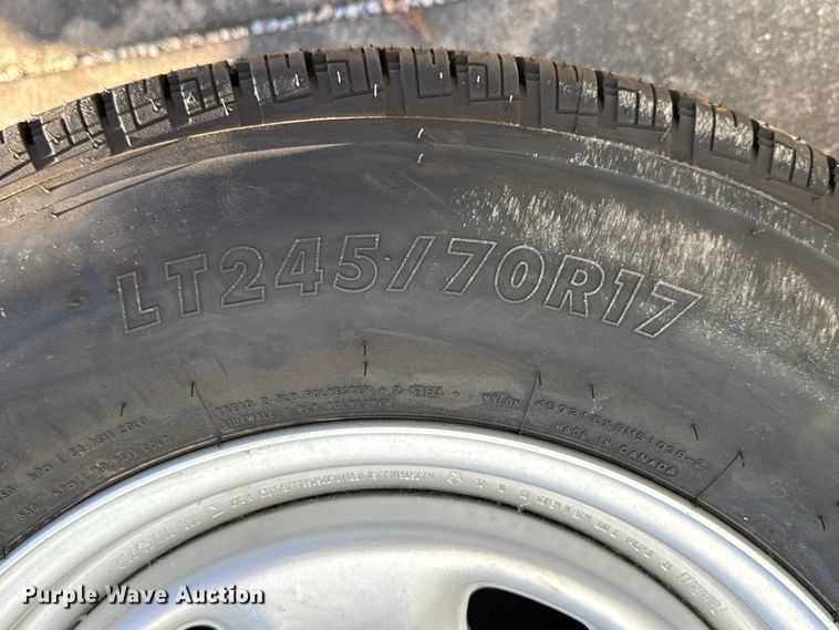 image for item ER0231 (4) Firestone Transforce HT 245/70R17 tires and wheels