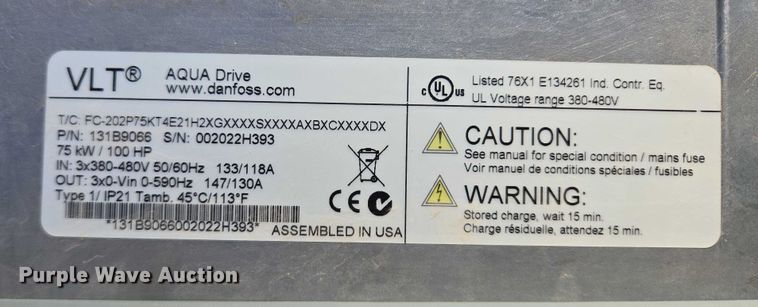 image for item ES2535 Sulzer XFP105J-CB2-PE860/4 pump