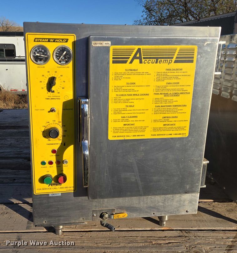 image for item ES2542 (3) Accutemp 208D8-300 Steam'N'Hold steamers