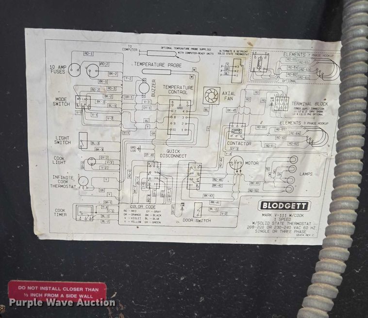 image for item ES2543 Blodgett Mark V double oven