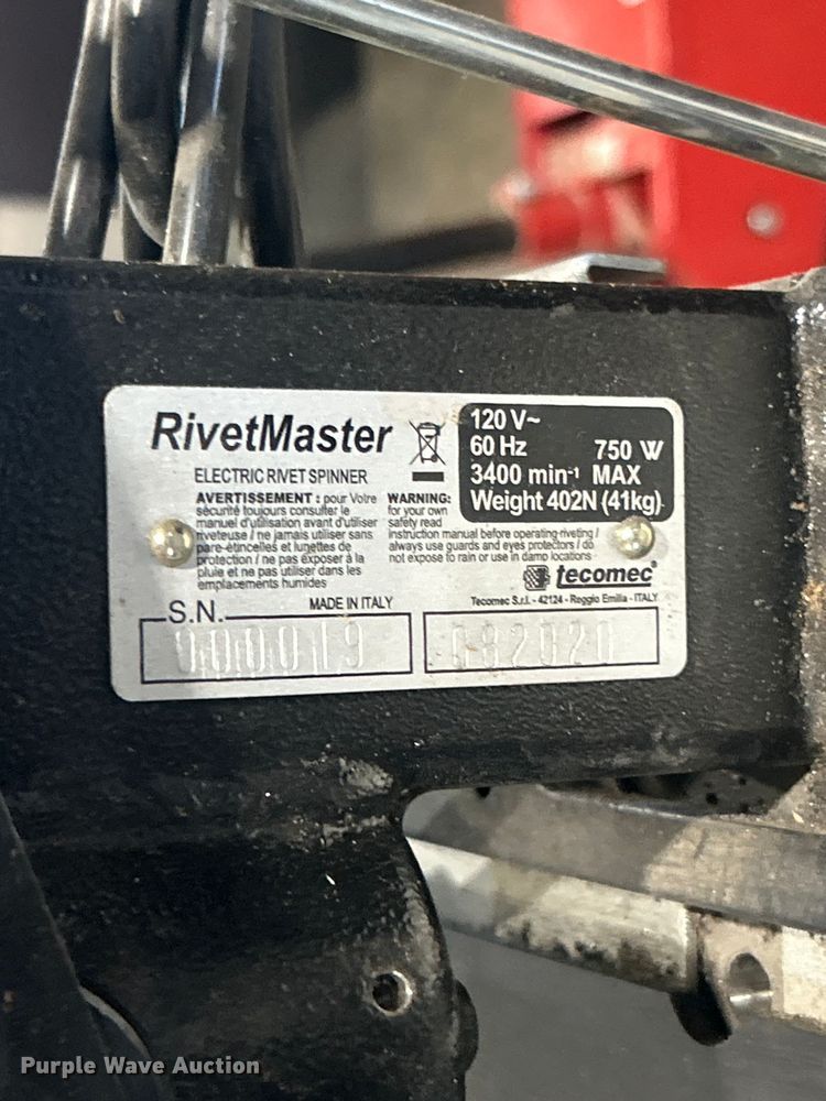 image for item ET6548 Rivet Master rivet spinner