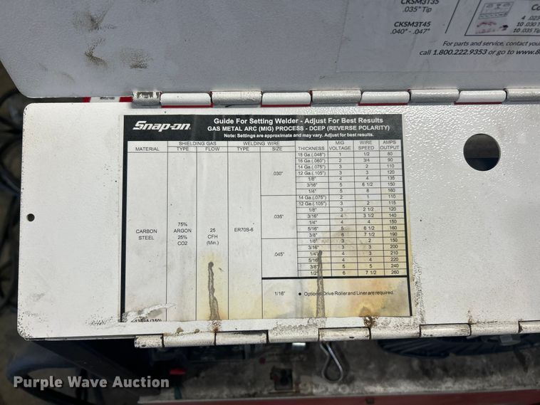 image for item ET6557 Snap-On M350XL welder