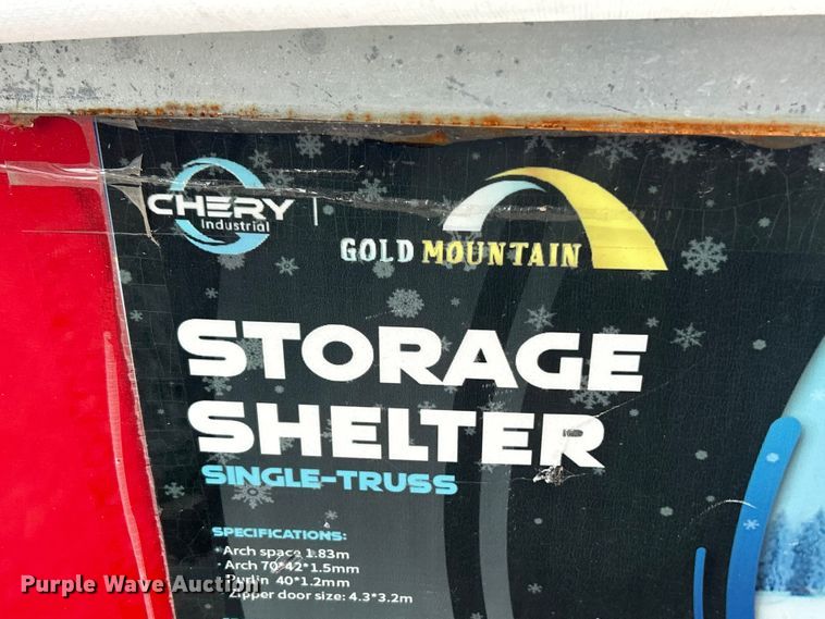 image for item ET6567 Gold Mountain storage shelter