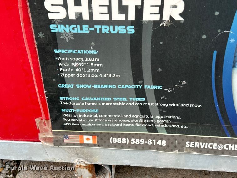 image for item ET6567 Gold Mountain storage shelter