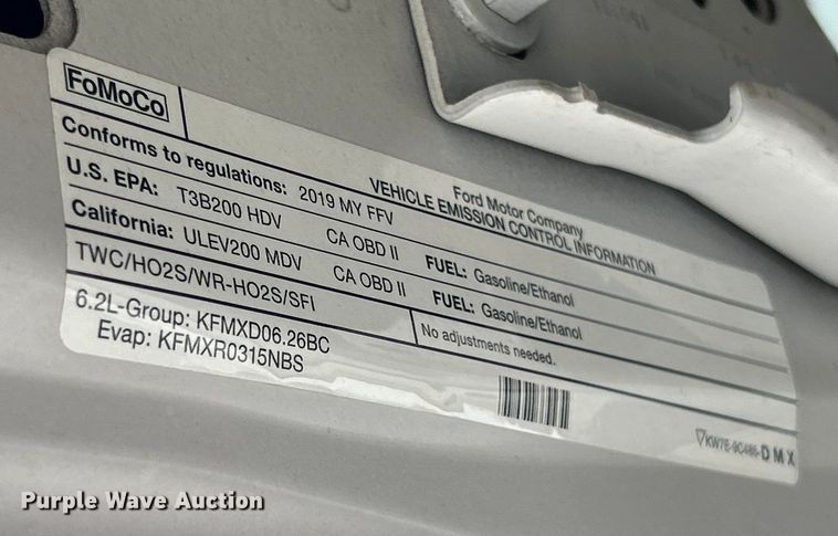 image for item ET6571 2019 Ford F250 Super Duty Crew Cab pickup truck