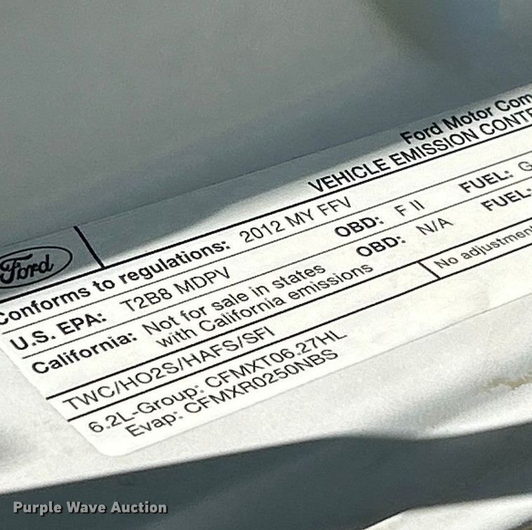 image for item ET6594 2012 Ford F250 Super Duty XL SuperCab utility bed pickup truck