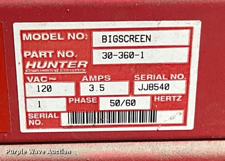image for item ET6631 Hunter P611 alignment machine