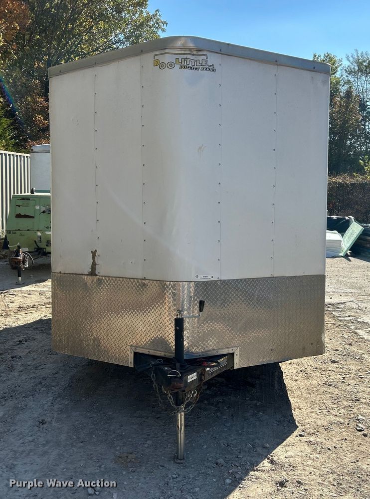 image for item ET6633 2016 Doolittle enclosed cargo trailer