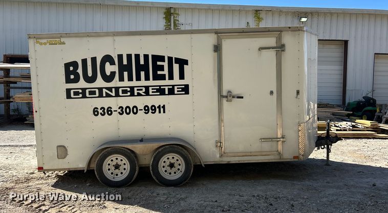 image for item ET6633 2016 Doolittle enclosed cargo trailer