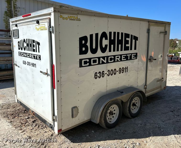 image for item ET6633 2016 Doolittle enclosed cargo trailer