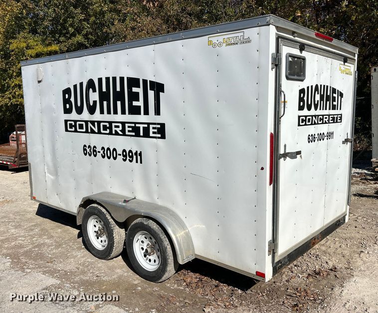 image for item ET6633 2016 Doolittle enclosed cargo trailer