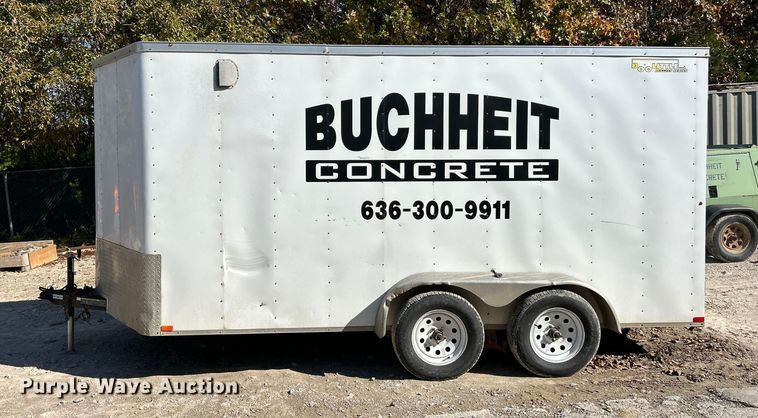 image for item ET6633 2016 Doolittle enclosed cargo trailer