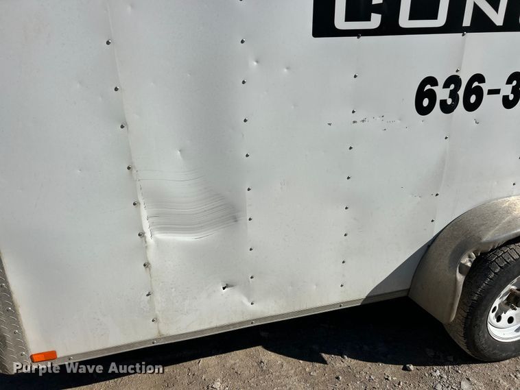 image for item ET6633 2016 Doolittle enclosed cargo trailer